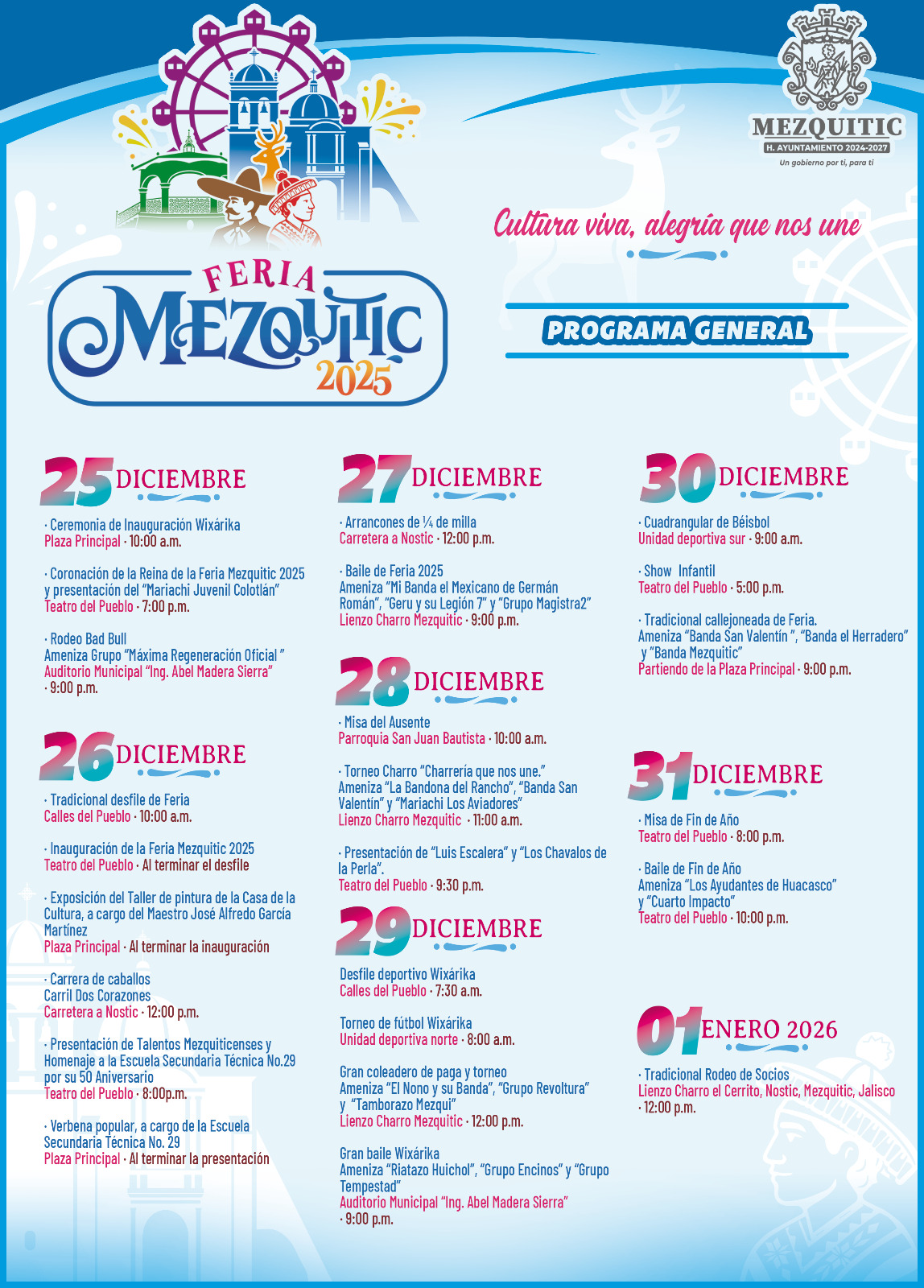 feria mezquitic 2025 programa