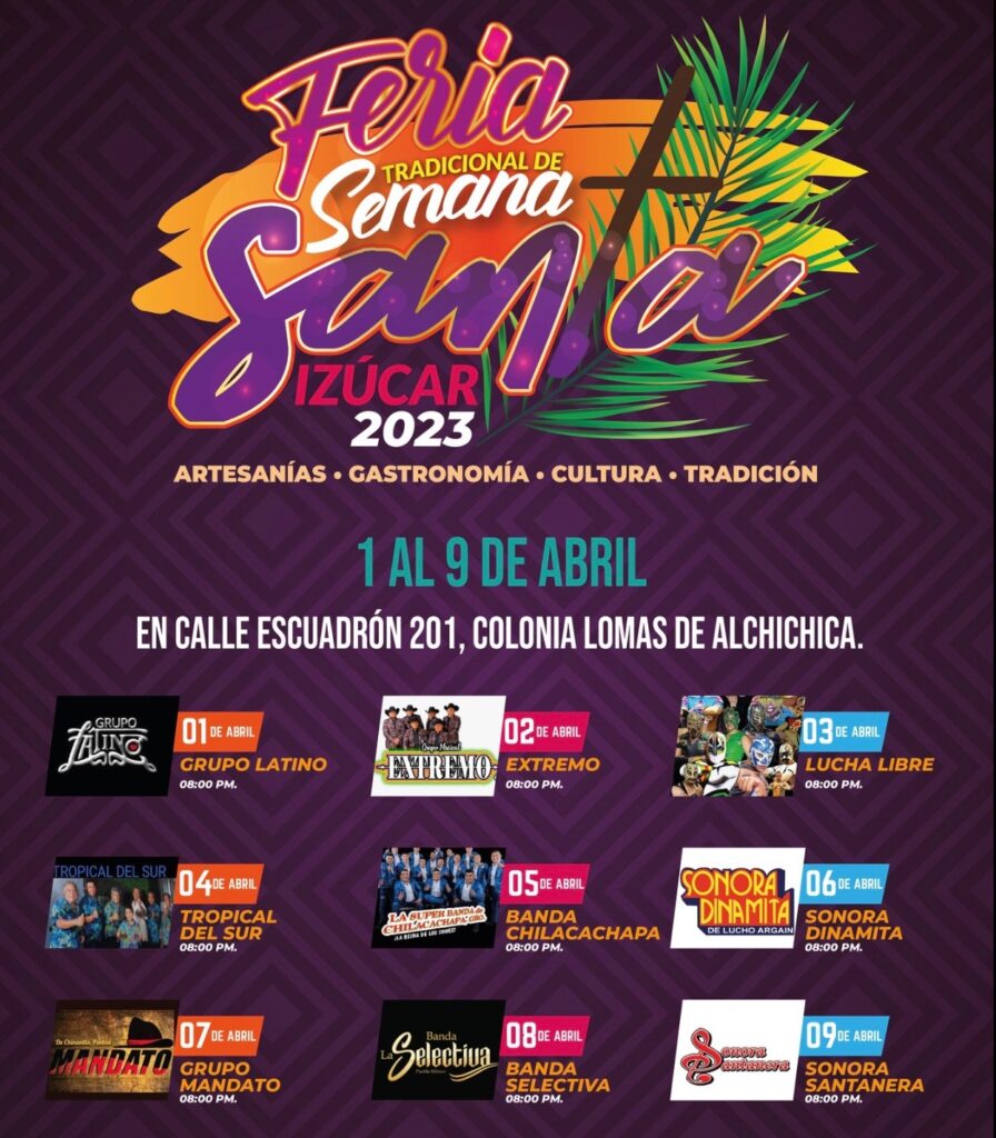 feria de semana santa izucar 2023