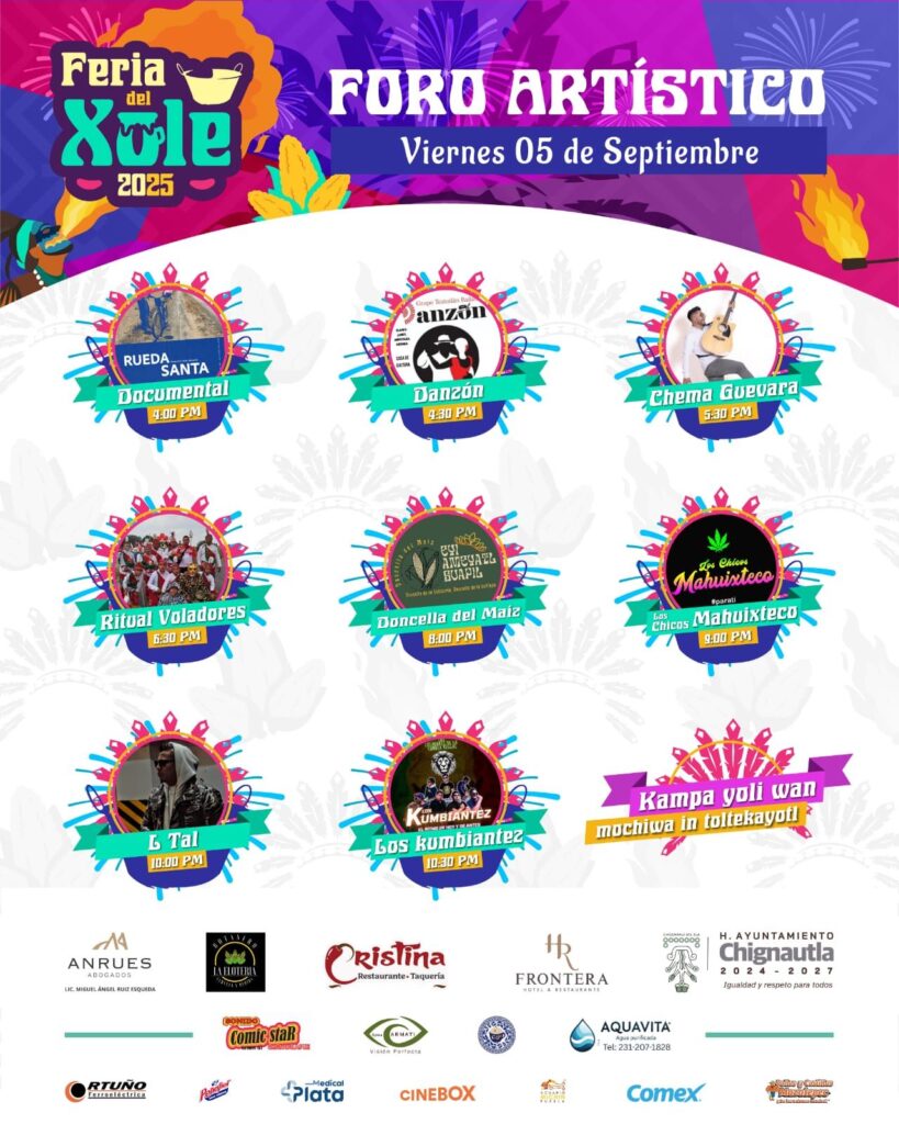 feria del xole 2025 cartelera
