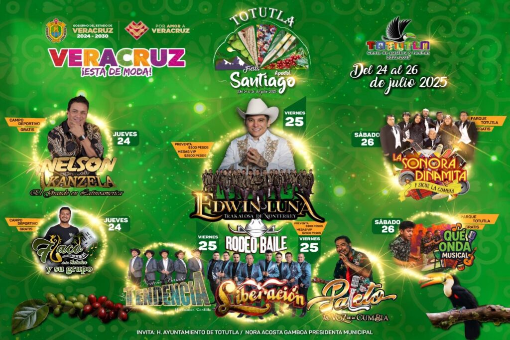 cartelera feria totutla 2025