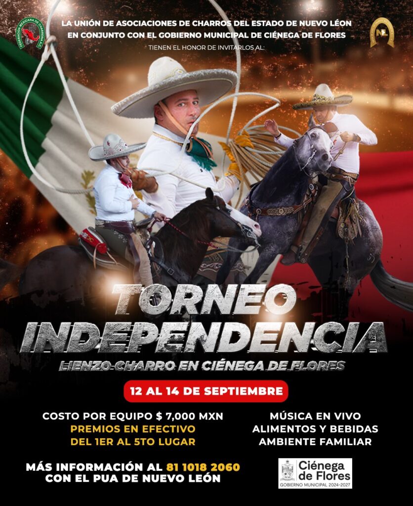 fiestas patrias ciénega de flores 2025 charrro