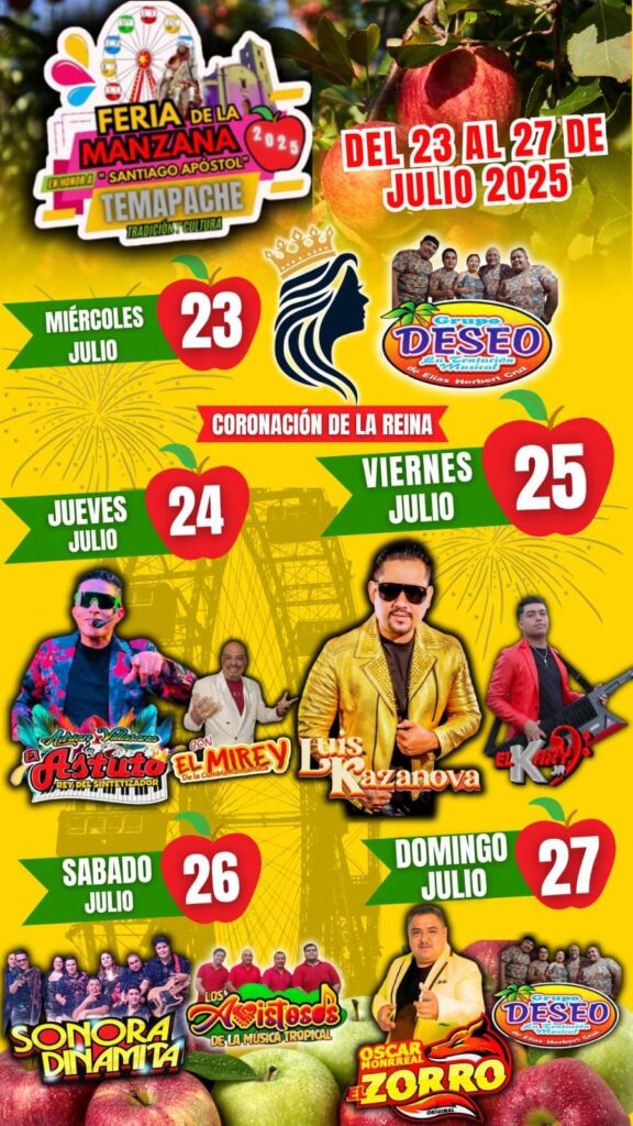 feria de la manzana temapache 2025
