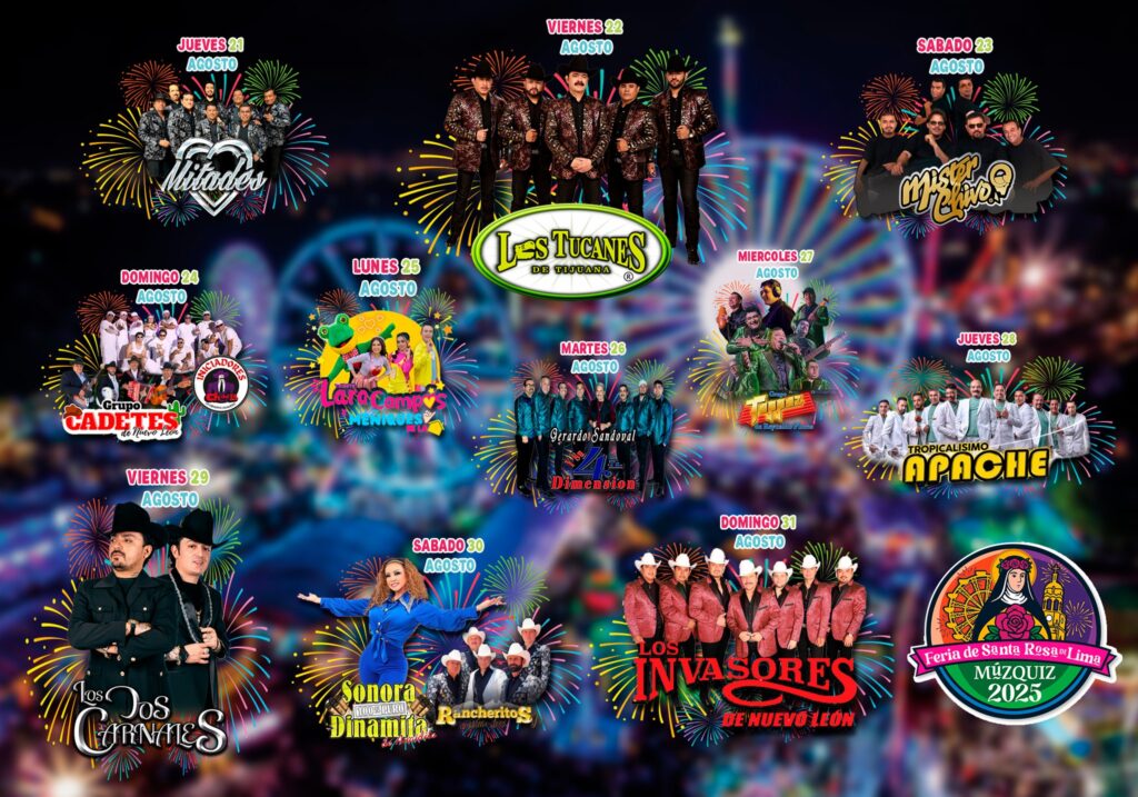 artistas de la feria muzquiz 2025