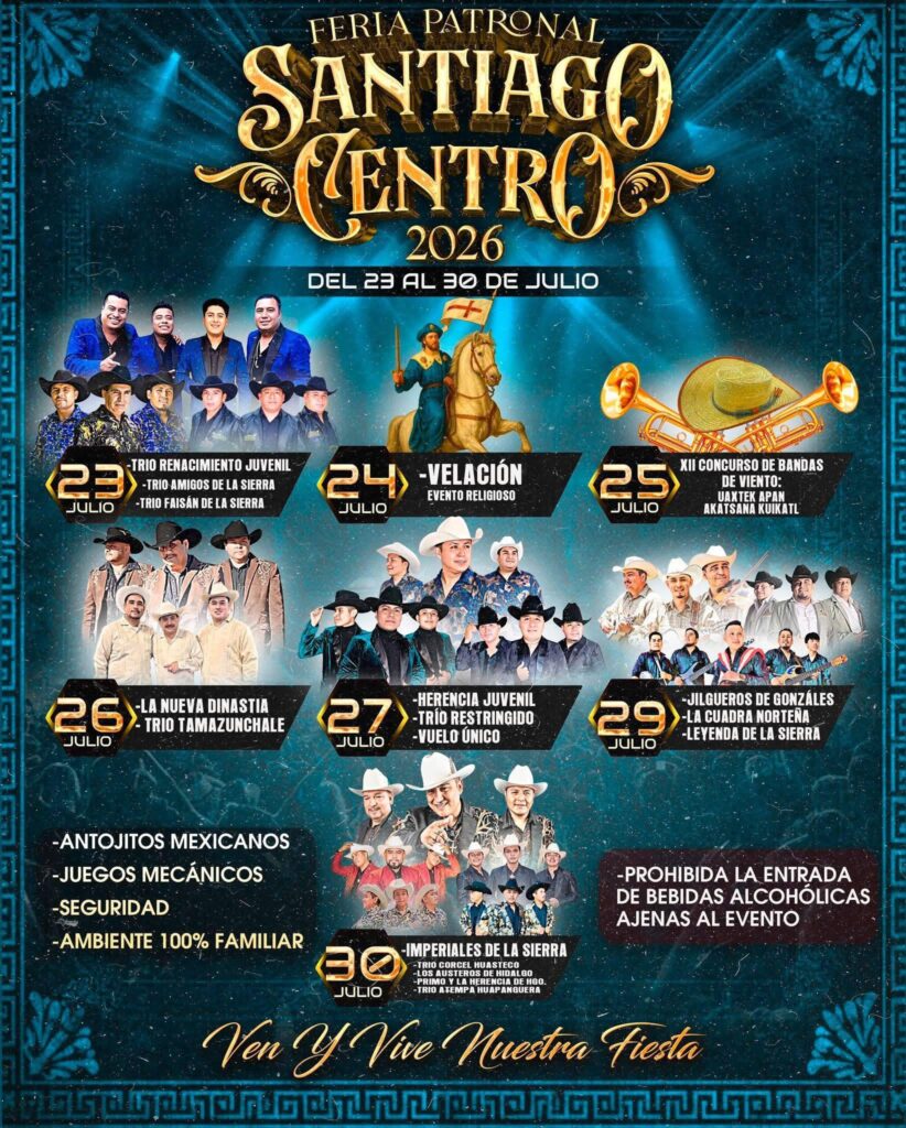 feria patronal santiago centro 2026