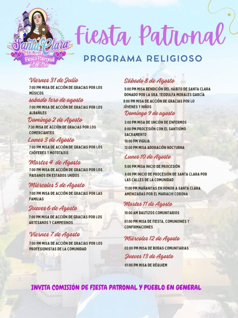 feria santa clara huitziltepec 2026
