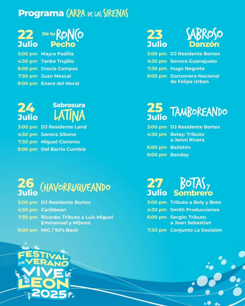 programa carpa de sirenas 2025