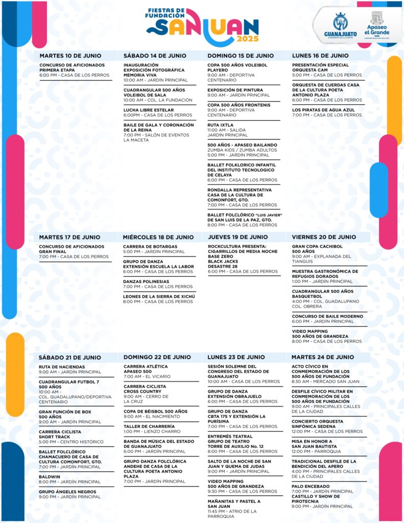 programa cultural feria san juan del río 2025