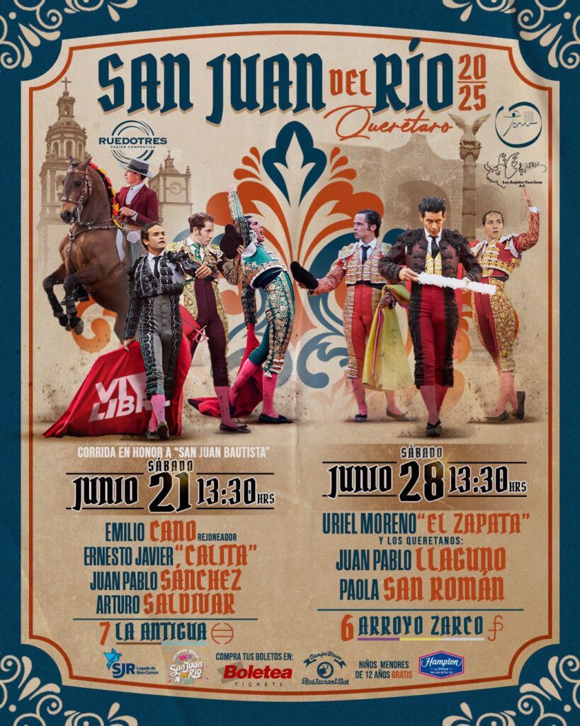 toros feria san juan del río 2025