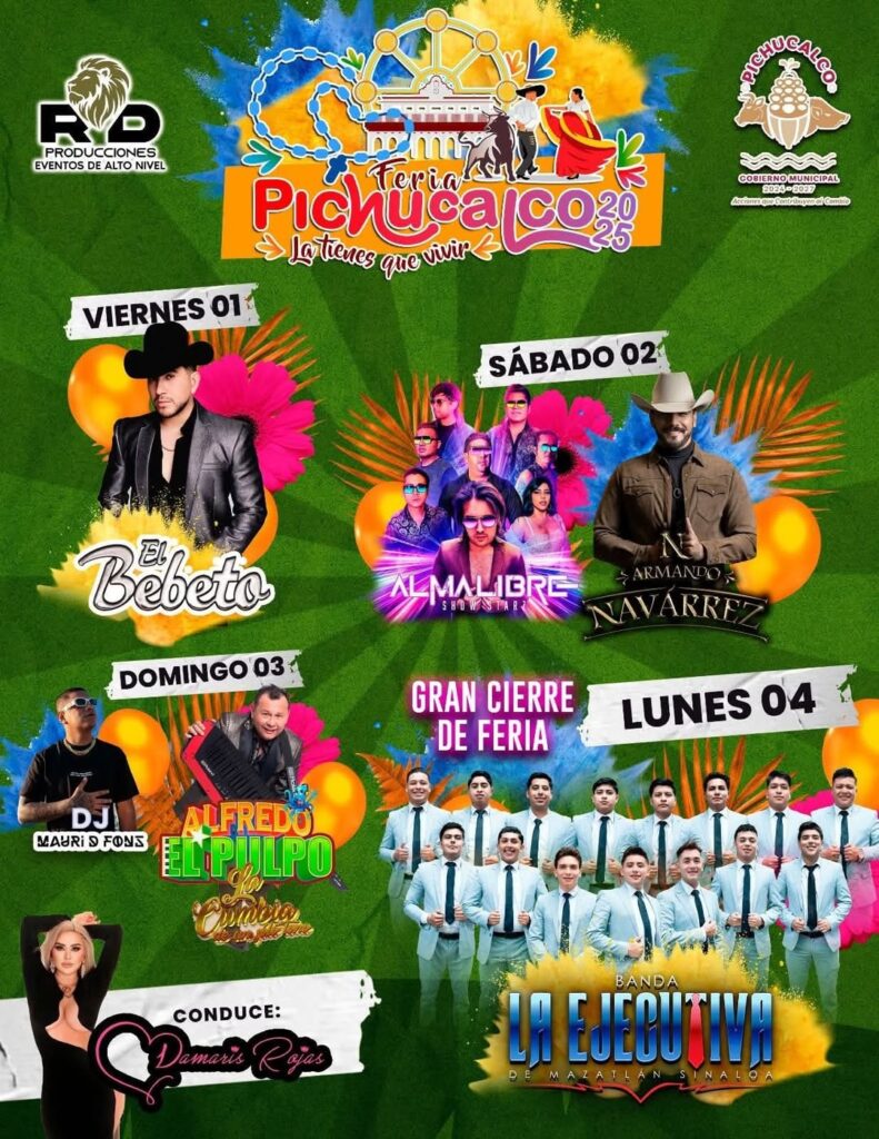 artistas feria pichucalco 2025