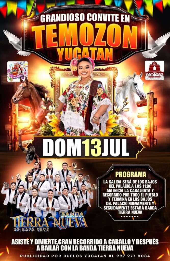 convite feria temozón 2025