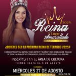 convocatoria reina feria tenango de doria 2025
