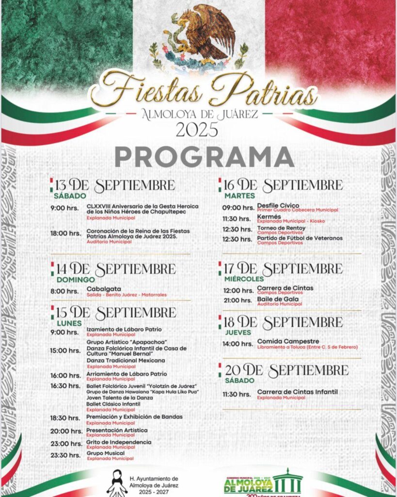 fiestas patrias almoloya de juárez 2025