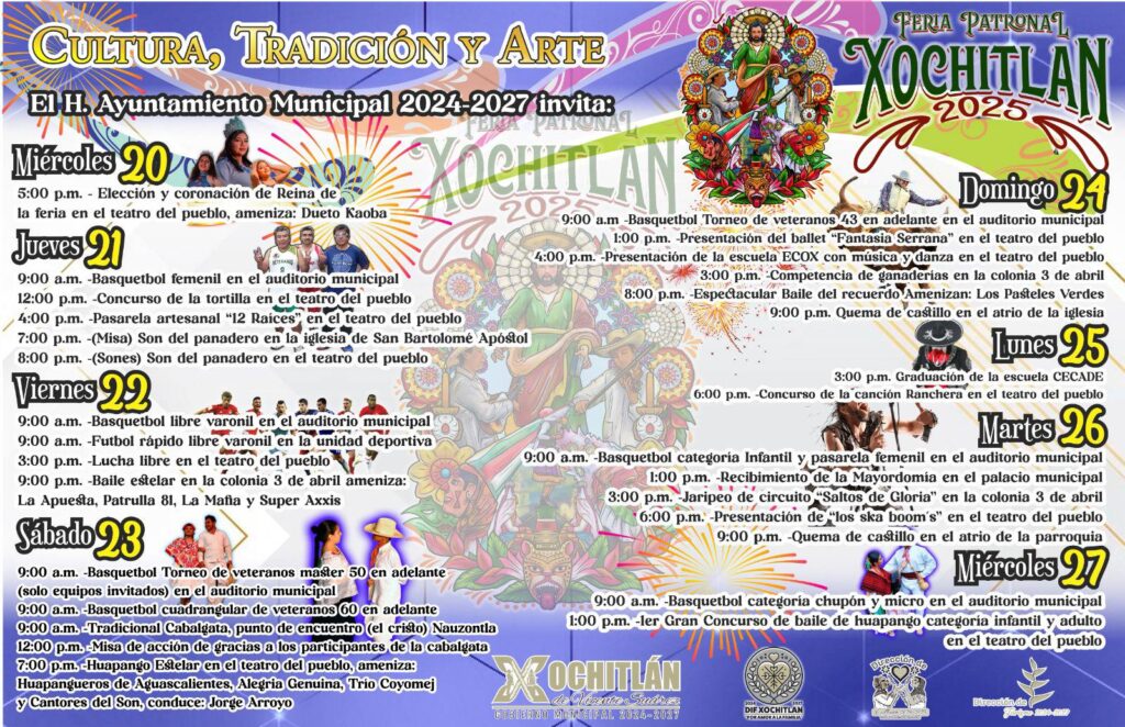 programa feria xochitlan de vicente suárez 2025