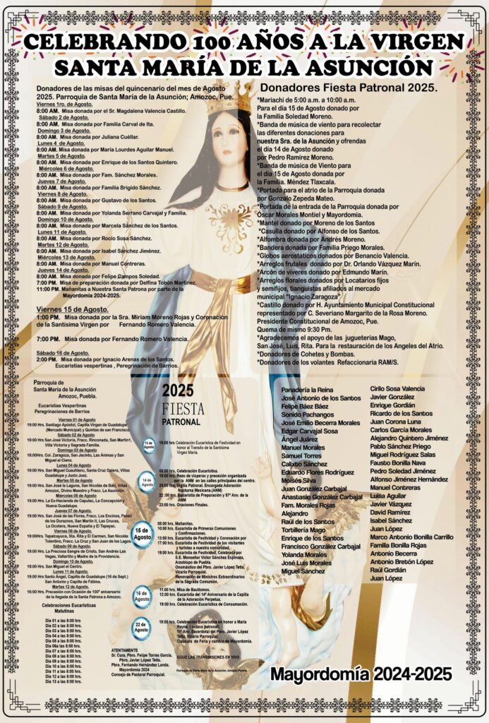 programa religioso feria amozoc