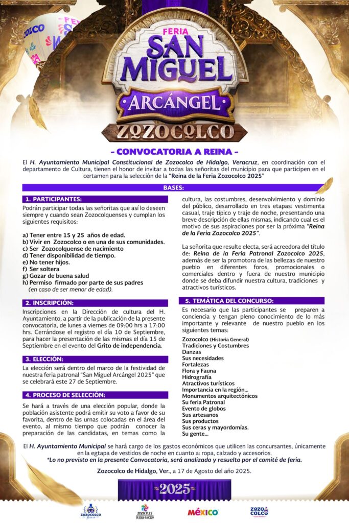 convocatoria zozocolco 2025