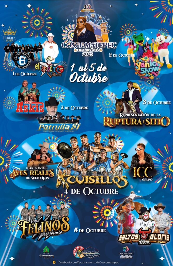 artistas feria coscomatepec 2025