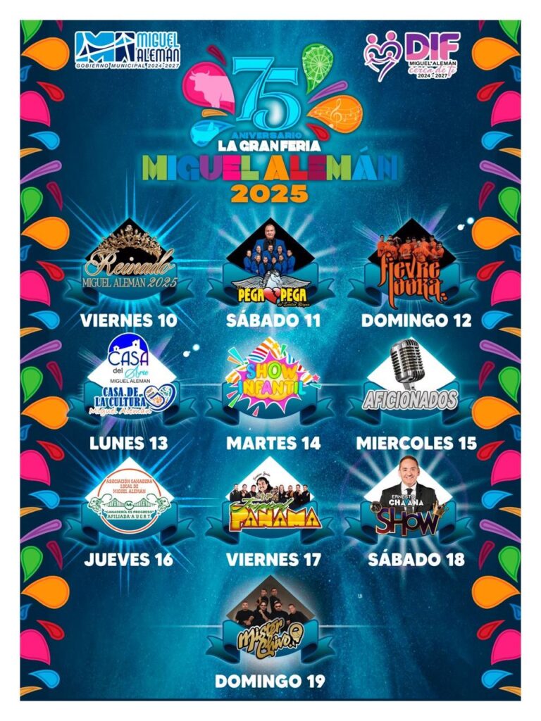 feria miguel alemán tamaulipas 2025
