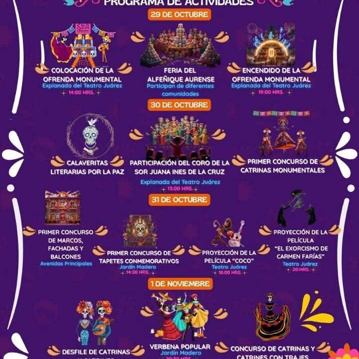 Festival de Día de Muertos El Oro 2025 Festival de Día de Muertos El Oro 2025