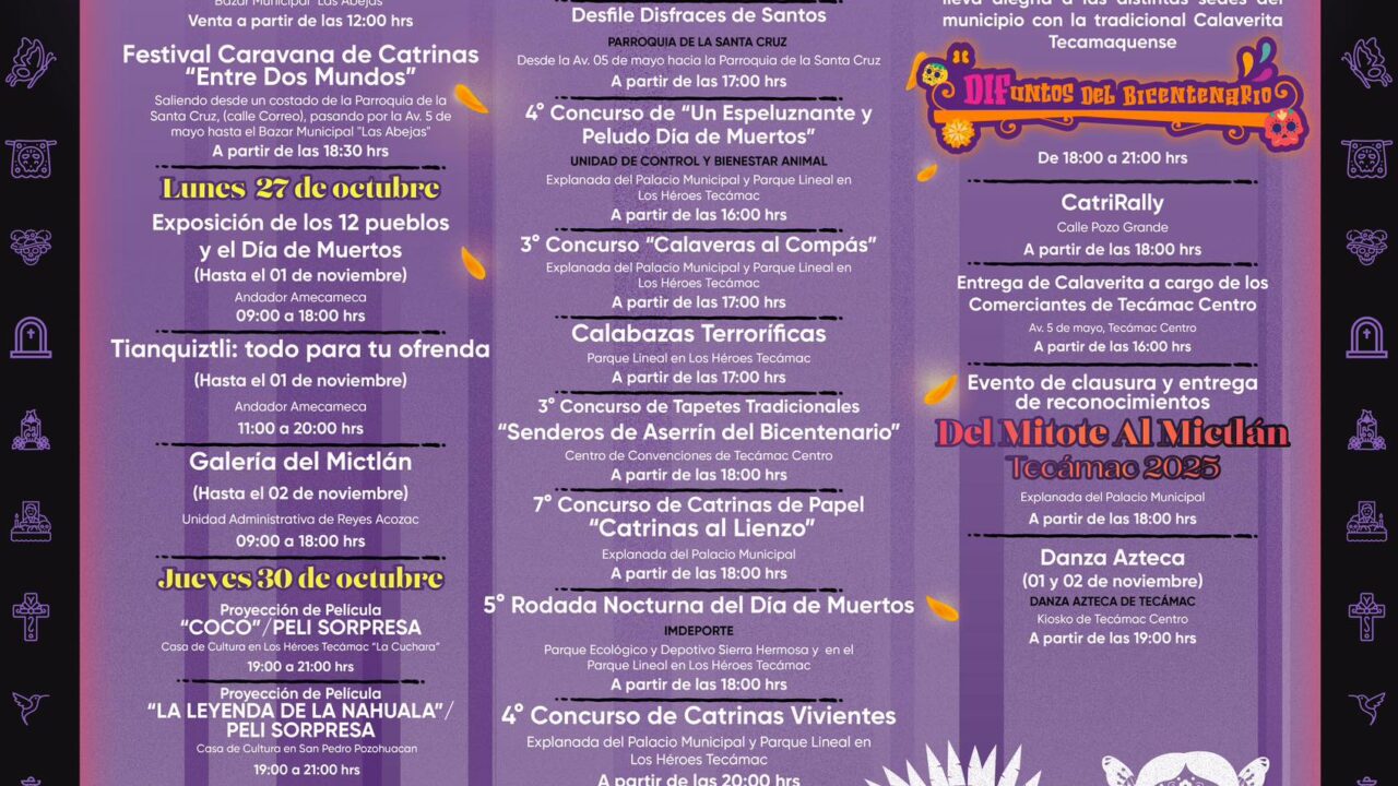 Festival de Día de Muertos Tecámac 2025