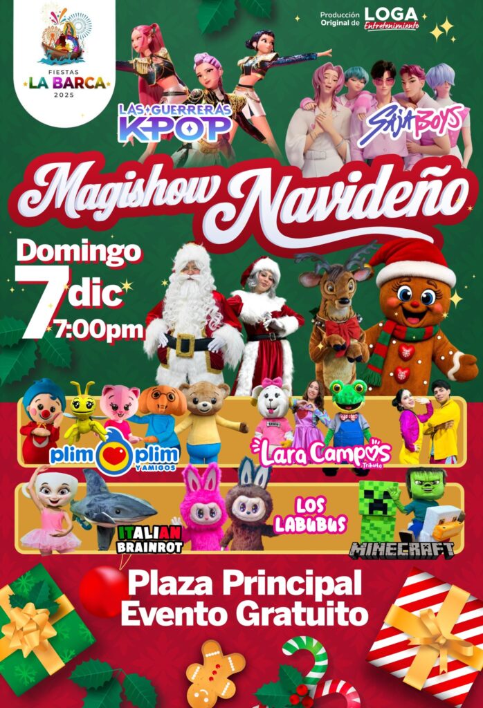 show navideño infantil fiestas la barca
