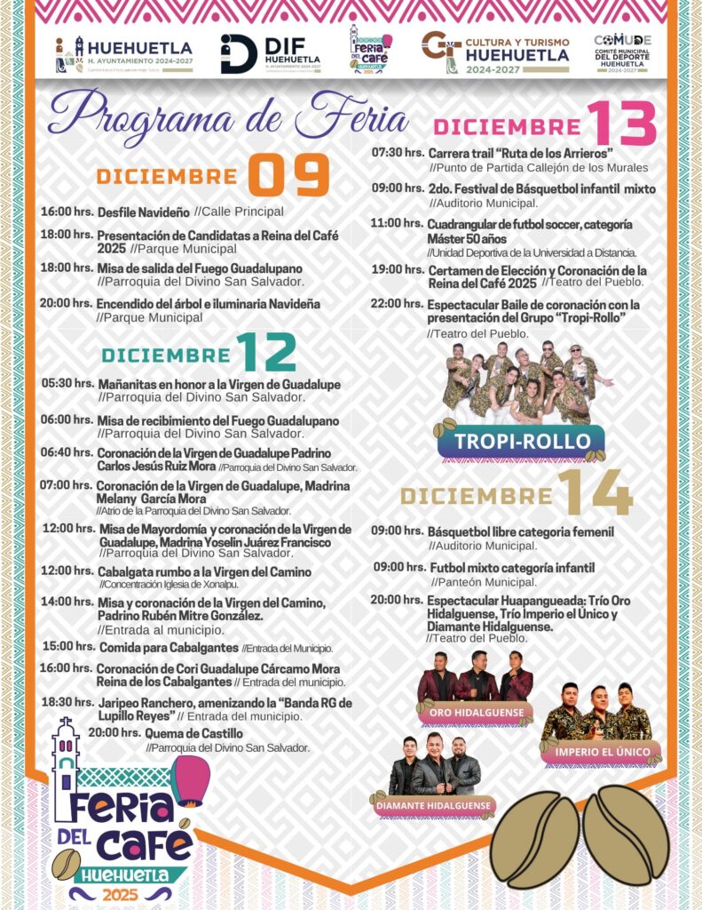 programa feria del café huehuetla 2025