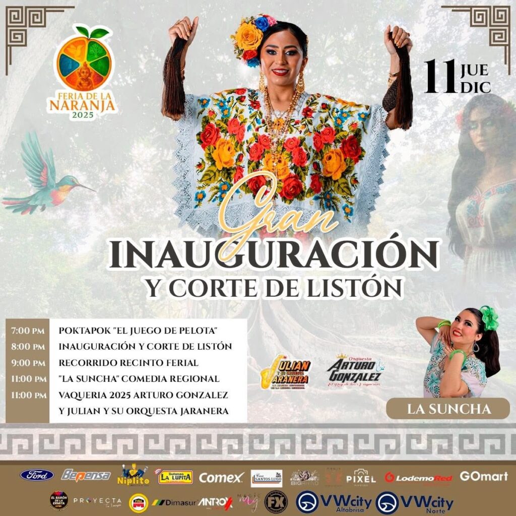 programa completo feria de la naranja oxkutzcab 2025