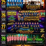 fiesta de luces y musica zapotitlán 2026