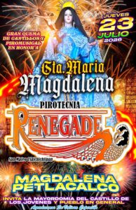 carteles de feria petlacalco 2026